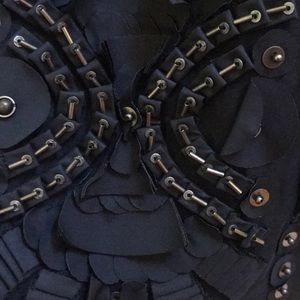 Elie Tahari Hand embroidered skirt